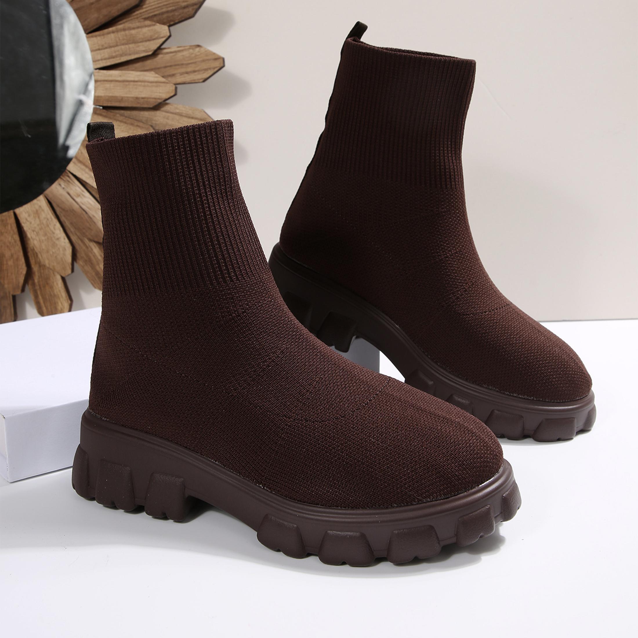 Winter Clothing For Women - Ankle Boots for Women Comfortable Round