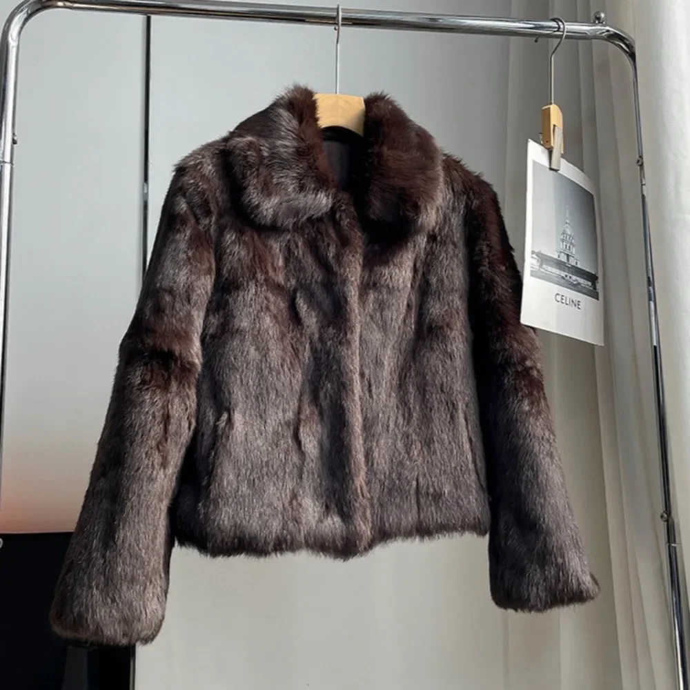 Natural Rabbit Fur Coat Women  - Winter Clothing Store 评论和价格