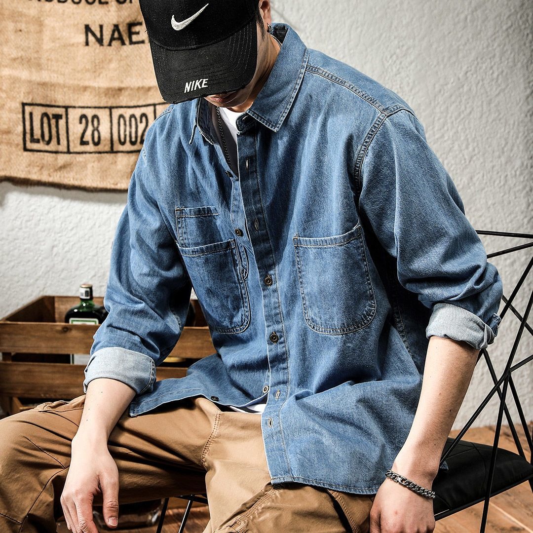 Spring Ruffian Handsome Denim  - Winter Clothing Uae 评论和价格
