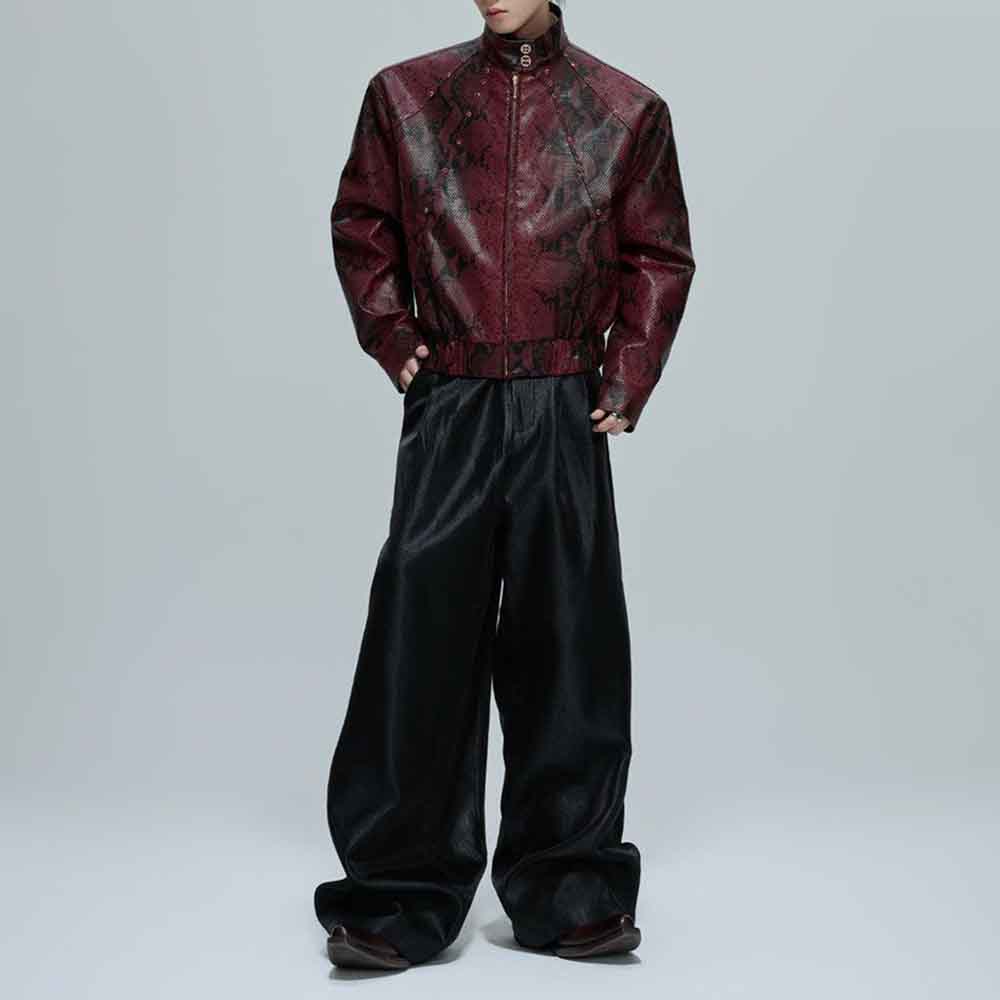 Mens Autumn Jacket Python Text - Winter Clothing Jewel 评论和价格