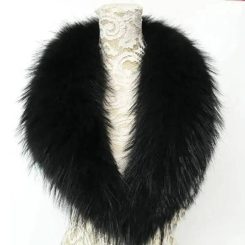 Natural Raccoon Fur Collar Rea - Winter Clothing Uae 评论和价格