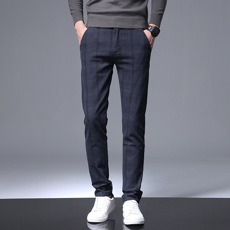 2025 New Plaid Pants Men Busin - Quality Winter Clothing Brand 评论和价格