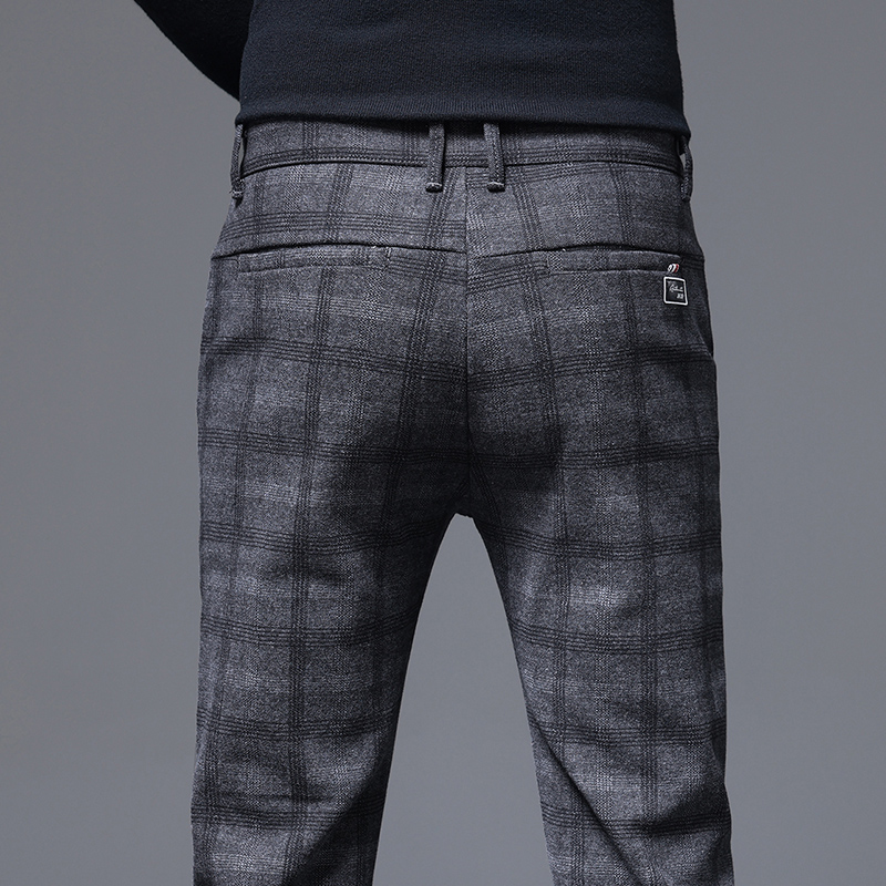 2025 New Plaid Pants Men Busin - Quality Winter Clothing Brand 评论和价格