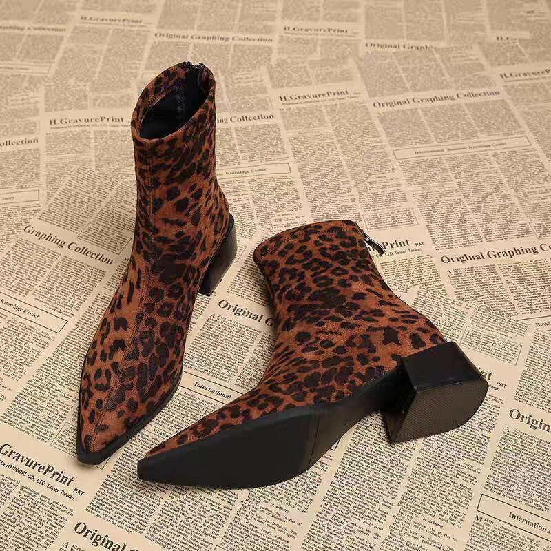 New Low Heel Women Mordern Ank - Winter Clothing For Women 评论和价格