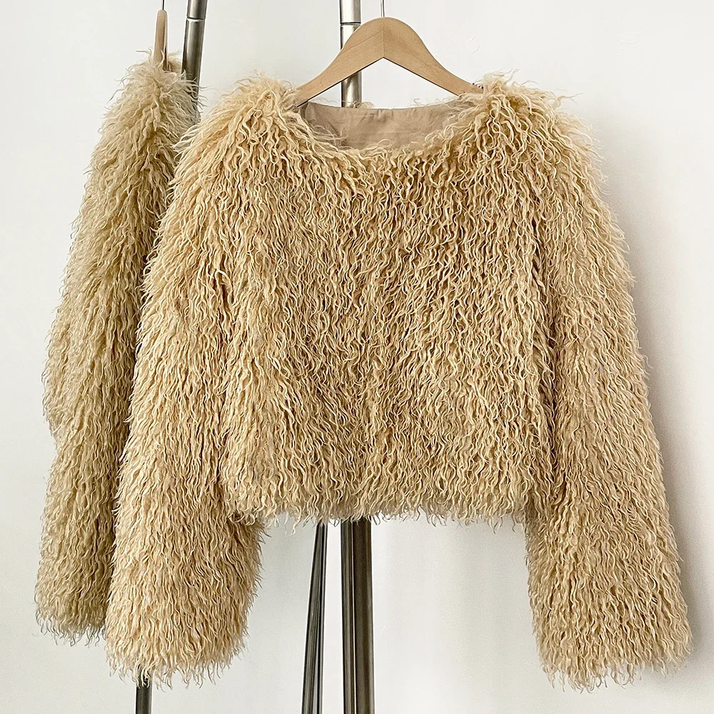 Fur Coat Eco-friendly Winter F - Winter Clothing Manufacturers 评论和价格