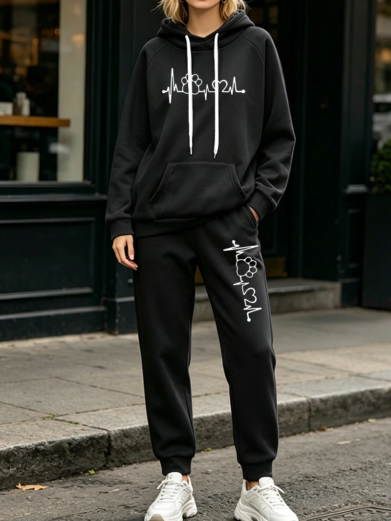 Fashion Women's 2 Pcs Sets Aut - Winter Clothing For Women 评论和价格