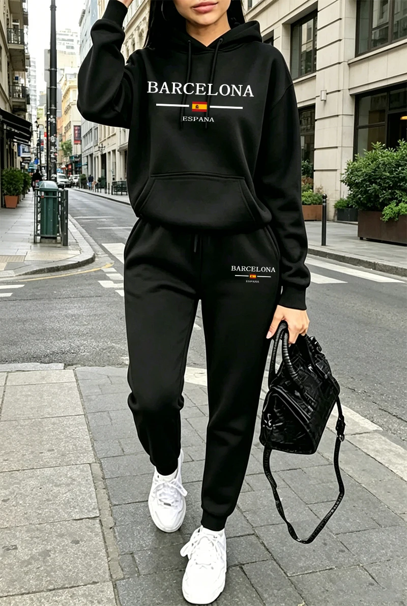 Fashion Womens Tracksuit Print - Winter Clothing For Women 评论和价格