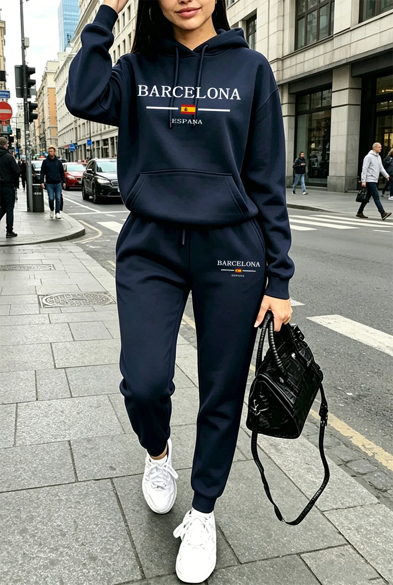 Fashion Womens Tracksuit Print - Winter Clothing For Women 评论和价格